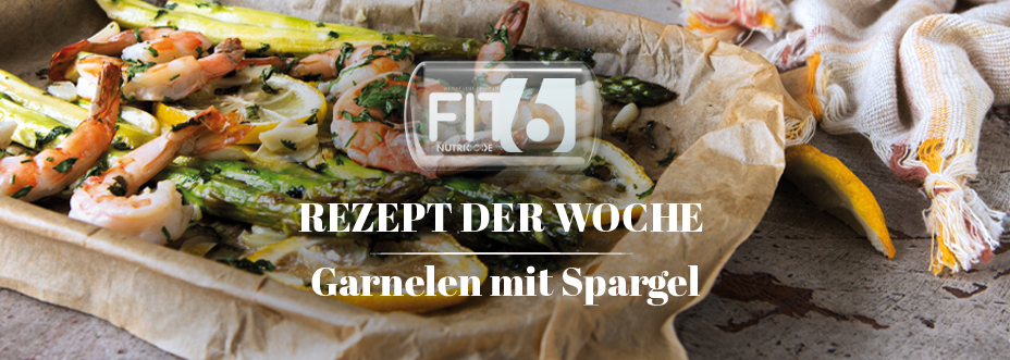 Spargel mit Garnelen im Offen 