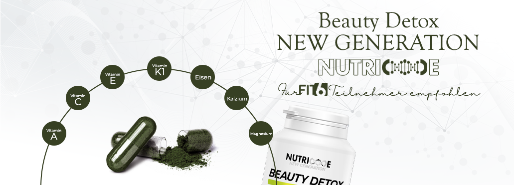 Beauty Detox NEW GENERATION NUTRICODE – Die perfekte Unterstützung für dein Wohlbefinden und die Fit6-Abnehmreise