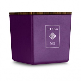 Utique luxuriöse Duftkerze Violet Oud 435g